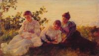 Charles Courtney Curran - Three Women